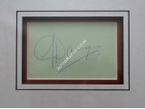 lonnie Donegan Skiffle King genuine signed autograph signature display.. COA UACC