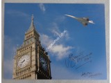 Mike Bannister Adrian Meredith Concorde authentic signed autograph photo. COA UACC