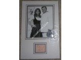 Richard Burton Ingrid Pitt signed genuine signature autograph display. COA UACC Richard Burton Ingrid Pitt signed genuine signature autograph display. COA UACC