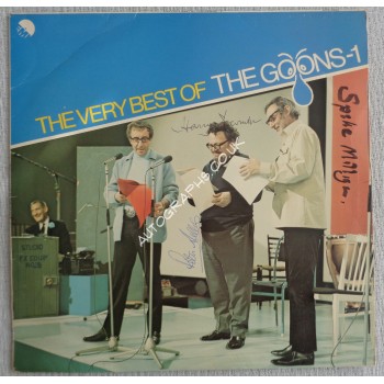Goons Peter Sellers Secombe Milligan authentic signed genuine autograph vinyl album. COA UACC