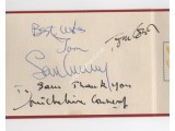 Sean Connery Freedom city Edinburgh signed authentic genuine signature. COA UACC