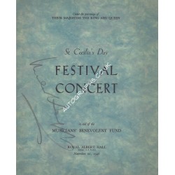 Sir Malcolm Sargent Signed 1948 Concert Programme. COA UACC