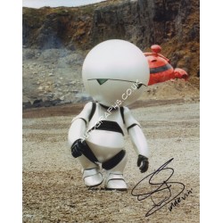 Warwick Davis Marvin Hitchhikers guide authentic autograph signed photo. COA UACC