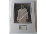 Bunny Austin Tennis signed genuine signature autograph display. COA UACC