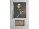 Robert Peel Police PM signed authentic autograph photo display. COA UACC Robert Peel Police PM signed authentic autograph photo display. COA UACC