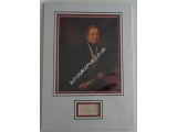 Robert Peel Police PM signed authentic autograph photo display. COA UACC Robert Peel Police PM signed authentic autograph photo display. COA UACC