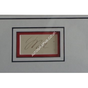 Robert Peel Police PM signed authentic autograph photo display. COA UACC Robert Peel Police PM signed authentic autograph photo display. COA UACC