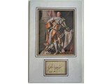 King George III signed authentic signature photo display. COA UACC King George III signed authentic signature photo display. COA UACC