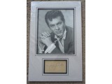 Tony Curtis signed authentic genuine autograph photo display. COA UACC Tony Curtis signed authentic genuine autograph photo display. COA UACC