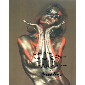 Shirley Eaton Goldfinger James Bond genuine signed autograph photo 7. COA UACC
