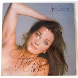 Judy Collins Hard Times authentic signed autograph album. COA UACC