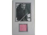 Telly Savalas James Bond authentic signed autograph page display. COA UACC
