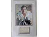 Rod Taylor Time Machine signed authentic genuine signature autograph display. COA UACC