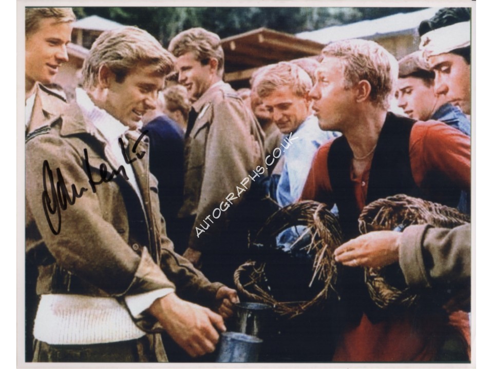 John Leyton Steve McQueen genuine signed authentic signature photo. COA UACC John Leyton Steve McQueen genuine signed authentic signature photo. COA UACC