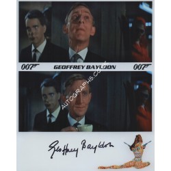 Geoffrey Bayldon James Bond genuine signed authentic signature promo photo. COA UACC