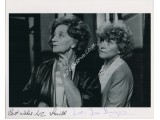 Liz Smith Dora Bryan authentic signed autograph signature photo. COA UACC