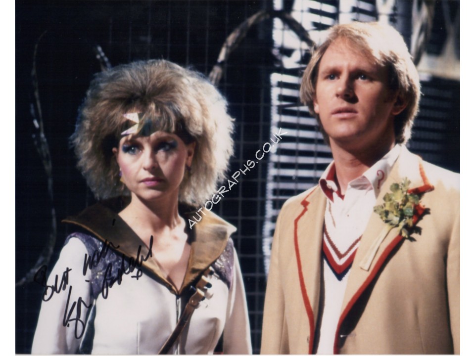 Liza Goddard Doctor Who authentic genuine signed autograph photo. COA UACC