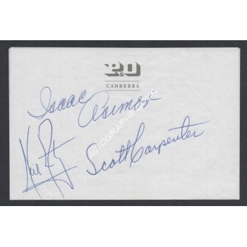 Neil Armstrong  Isaac Asimov authentic signed genuine autograph signature. COA UACC