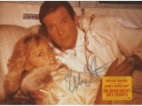 Mary Stavin James Bond genuine authentic signed autograph photo. COA UACC