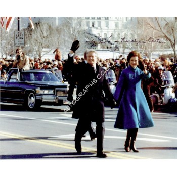 Jimmy and Rosalynn Carter Signed Photograph (both). COA UACC