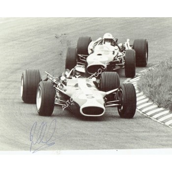 Jim Clark F1 genuine authentic signed autograph image. COA UACC