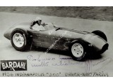 Guiseppe Farina authentic signed autograph signatures photo. COA UACC