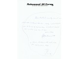 Muhammad Ali genuine authentic signed autograph signatures. COA UACC
