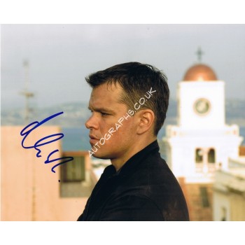 Matt Damon signed authentic genuine signature. COA UACC