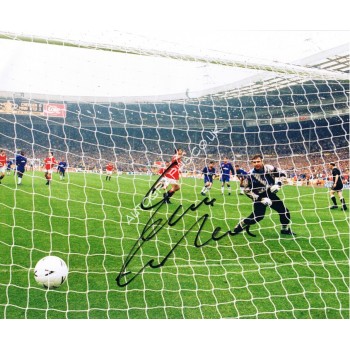Eric Cantona signed authentic genuine signature. COA UACC