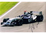 Juan Pablo Montoya signed authentic genuine signature. COA UACC