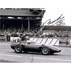 Tony Brooks signed authentic genuine signature. COA UACC