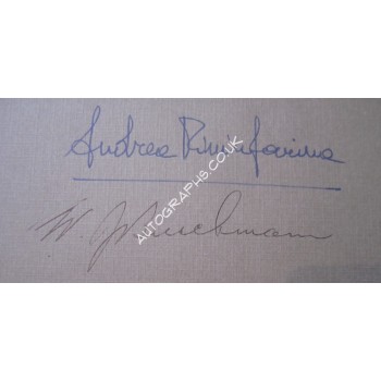Andrea Pinninfarina authentic genuine signed autograph. COA UACC
