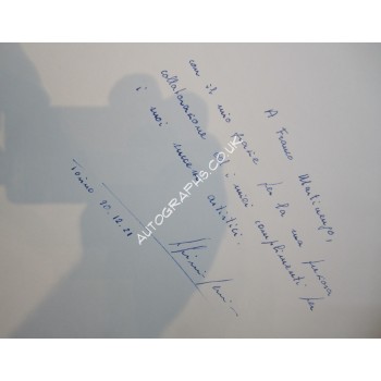 Sergio Pininfarina genuine authentic signed autograph signatures. COA UACC