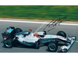 Michael Schumacher genuine authentic signed autograph signatures photo. COA UACC
