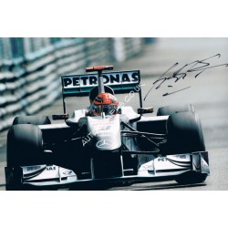Michael  Schumacher authentic genuine signed autograph  photo. COA UACC