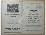 Donington 1938 Signed Programme. Nuvolari, Seamon, Lang and others.
