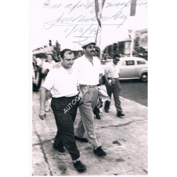 Jose Froilan Gonzalez original authentic genuine signed photo. COA UACC