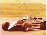Elio De Angelis original authentic genuine signed photo. COA UACC Elio De Angelis original authentic genuine signed photo. COA UACC
