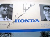 Soichiro Honda genuine authentic signed autograph signatures. COA UACC