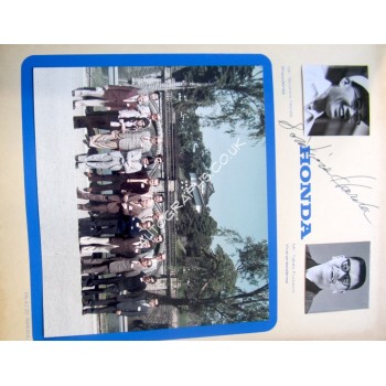Soichiro Honda genuine authentic signed autograph signatures. COA UACC