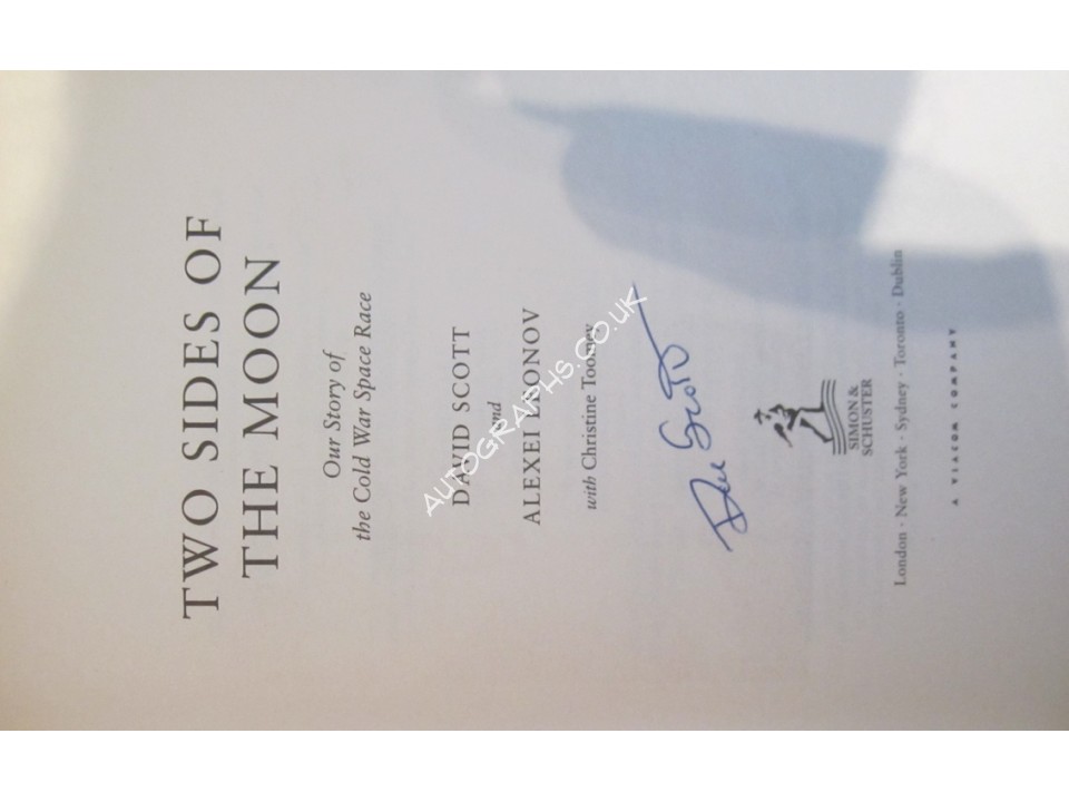 Dave Scott original authentic genuine signed book. COA UACC