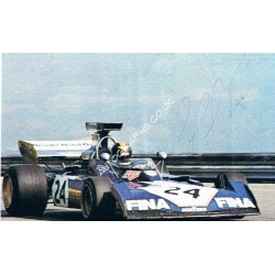 Carlos Pace original authentic genuine signed photo. COA UACC