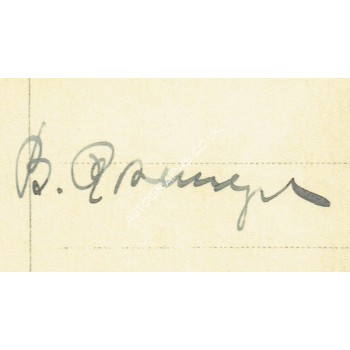 Bernd Rosemeyer genuine authentic signed autograph signatures. COA UACC
