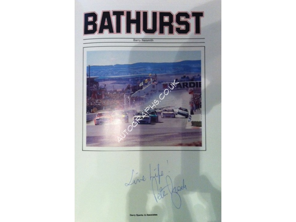 Peter Brock original authentic genuine signed photo. COA UACC Peter Brock original authentic genuine signed photo. COA UACC