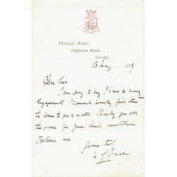 WG Grace Handwritten Letter