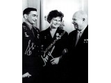 Tereshkova / Bykovsky original authentic genuine signed photo. COA UACC