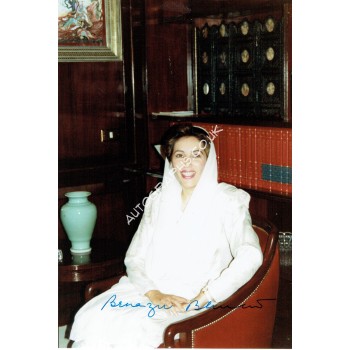 Benazir  Bhutto  authentic genuine signed autographs. COA UACC