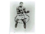 Muhammad Ali large authentic genuine signed card display. COA UACC Muhammad Ali large authentic genuine signed card display. COA UACC