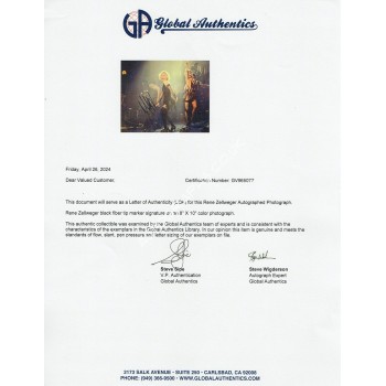 Renee Zellwegger authentic genuine autograph signed photo. COA UACC Renee Zellwegger authentic genuine autograph signed photo. COA UACC