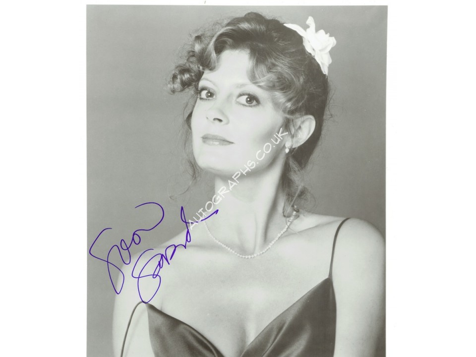 Susan Sarandon  authentic genuine autograph signed photo. COA UACC